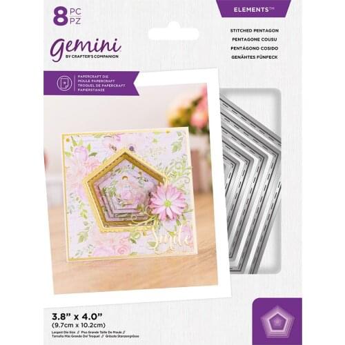 2021 AliliArts Metal Cutting Dies Stitched Pentagon diy Scrapbooking Photo Album Decorative Embossing PaperCard Crafts Die