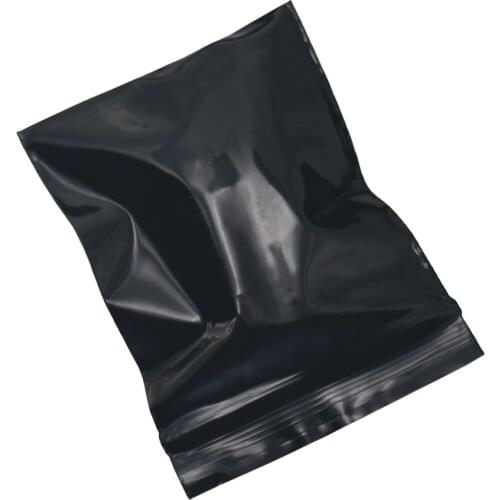 500Pcs/lot 4*5cm(1.6''x2'') Black Mini Zip Lock Plastic Bag Resealable Zipper Ziplock Bag Self Seal PE Plastic Packaging Bags