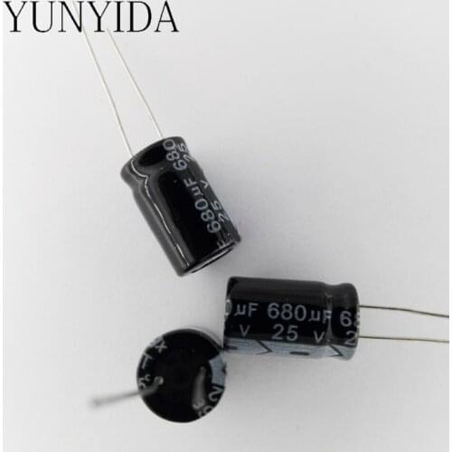 Aluminum electrolytic capacitor 25V 680uf 20PCS