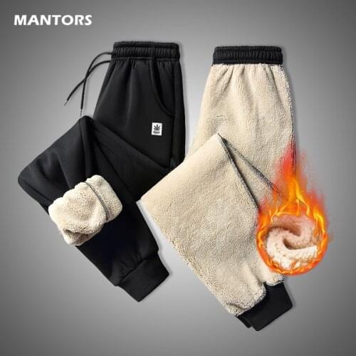 Velvet Sweatpants Men Joggers Casual Pants 2020 Mens Winter Pants Thick Fleece Warm Trouser Solid Color Big Size Pants 5XL 6XL