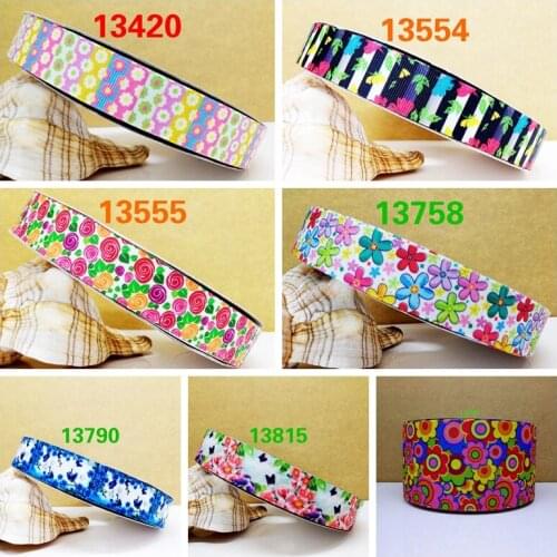 Free shipping printed cartoon grosgrain ribbon 13420