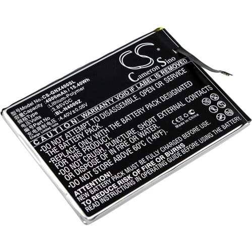 CS 4000mAh/15.40Wh battery for GIONEE Allview X4 Soul Style, Allview X4 Soul Style Dual SIM BL-N4000Z