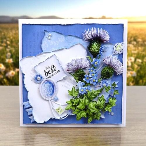 Flower Plant Decoration New Design Craft Metal Cutting Dies Cut Die Scrapbooking Album Paper DIY Card Craft Embossing Die Cuts