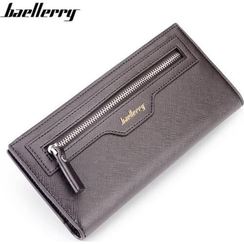 Business Men Long Wallets Big Capacity Purses Coin Pocket Zipper Poucht ID Card Male Money Bag Carteiras Mans Purse