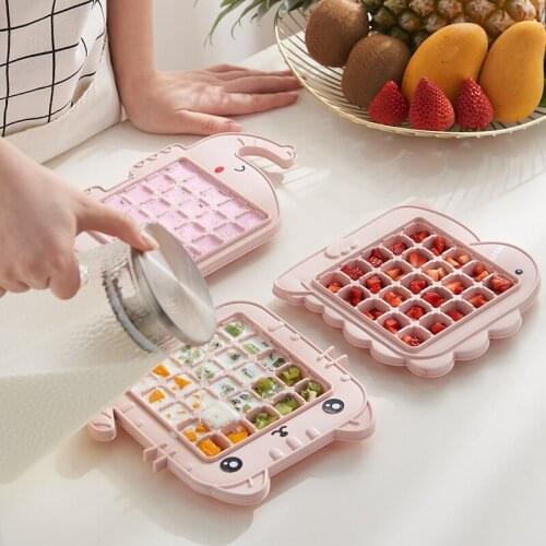 DIY Cartoon 25 Grid Ice Grid Homemade Mold Tray Ice Cube Making Tool For Juice Fruit Yogurt Ice Cube Tray Kitchen Tools