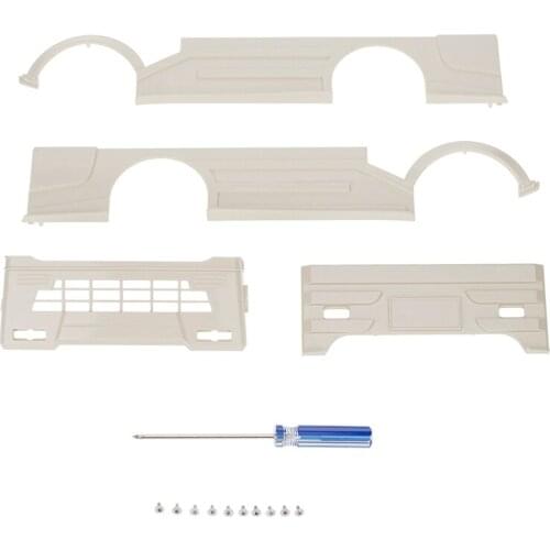 For WPL D12 1/10 RC Car Body Armor Surrounded Kits Decoration Cover Upgrade Parts Accessories