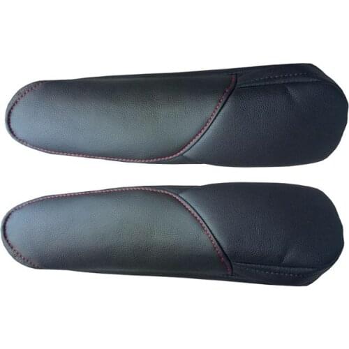 For Honda CRV 2007 2008 2009 Microfiber Leather Driver /Passenger Side Seat Armrest Handle Decor Cover Protection Trim