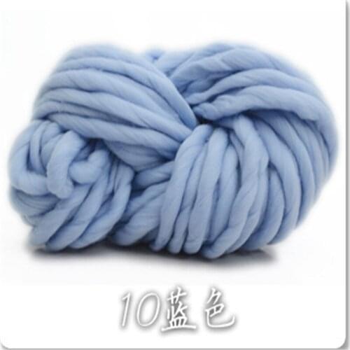 Hot Sale 1000g Per Lot Super Thick Merino Wool Chunky Yarn Wool Roving Yarn for Spinning Hand Knitting Spin Yarn Winter Warm
