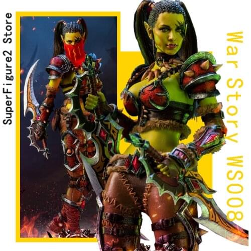 War Story WS008 1/6 Scale Female Orc Assassin Full Set Action Figure Model for Fans Holiday Gifts In Stock Collectible