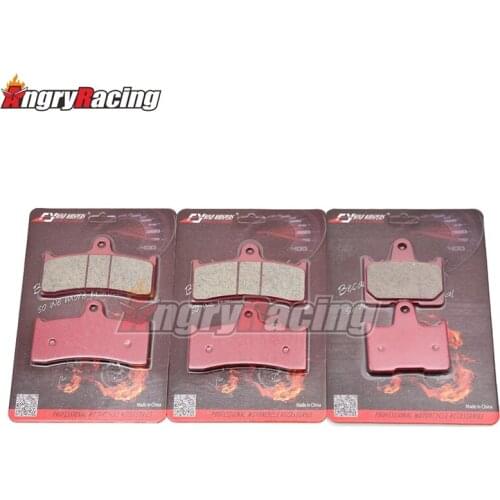 Ceramics Front Rear Brake Pads For Honda CB1300 CB 1300 SC40 1998 1999 2000 6 Piston Caliper