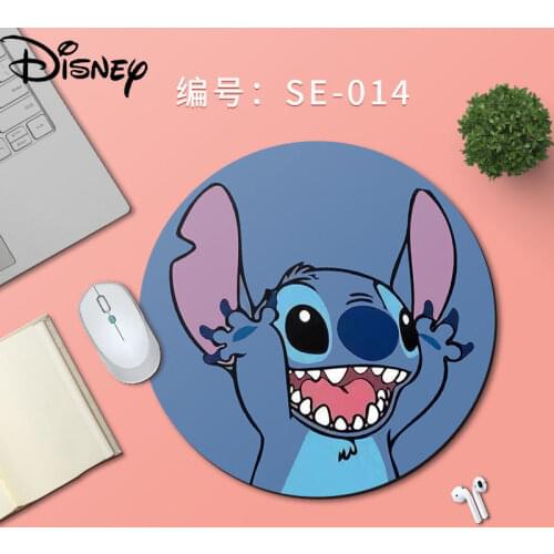 Disney Stitch Mouse Pad Female Ins Wind Thickening Cute Cartoon Small Wrist Keyboard Pad Office Home Student Anime