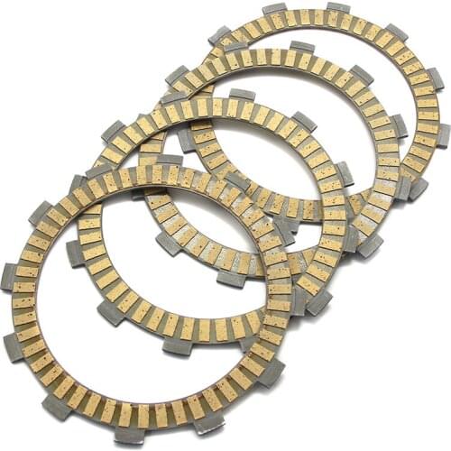 Motorcycle Clutch Friction Plates Disc Set For Yamaha XS250 Special 1982 XS250S 1984 OEM:341-16321-13 4 Motorcycle Accessories