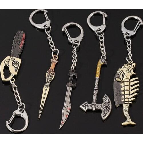 WANGAIYAO new kitchen knife dagger axe keychain halloween role-playing weapon keychain personality horror tool men and women hol