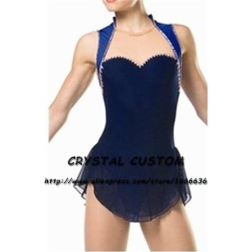 Figure Skating Competition Dress For Children Graceful New Brand Ice Skating Dresses For Kids Custom DR3932