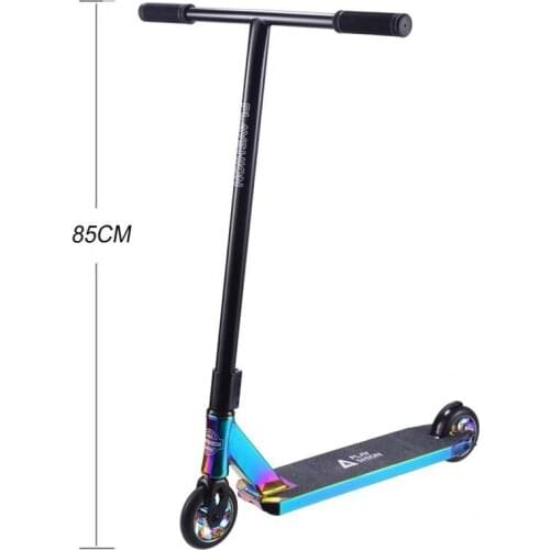 Rainbow Color Stunt Pro Kick Scooter Freestyle Pro Scooter Wheels 110mm