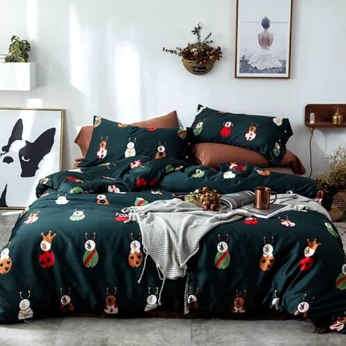 4pcs luxury bedding sets high quality 60S Egyptian cotton bed linen satin duvet cover set euro linens bedclothes shams #s