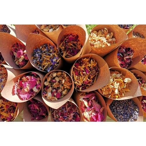 Wedding confetti | Wedding exit off | Cones DIY and petals | Bio confetti | Flower confetti Biodegradable confetti