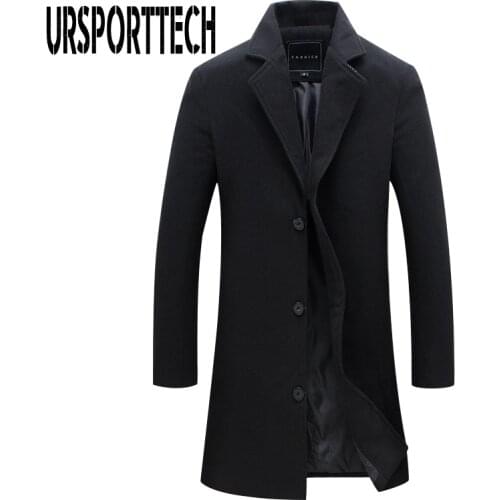 URSPORTTECH Men's Long Jackets