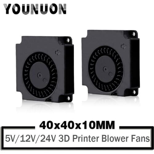 DC 40mm 3D Printer Fan 12V 24V 5V 4010 Blower Printer Cooling Accessories DC Turbo Blower Fan Radial Fans 40x40x10mm