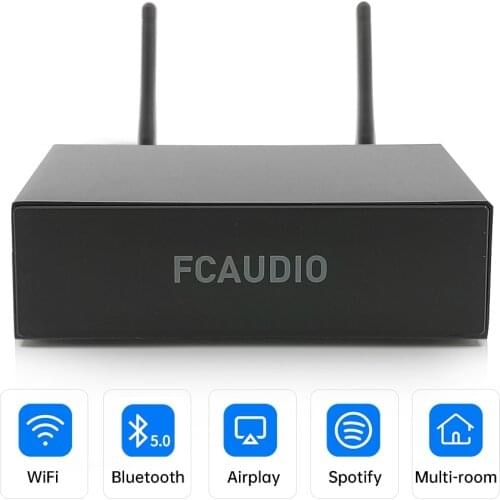 WR30 WiFi & aptX HD Bluetooth 5.0 HiFi Preamplifier With ESS9023DAC AKM ADC Multiroom Airplay Tidal