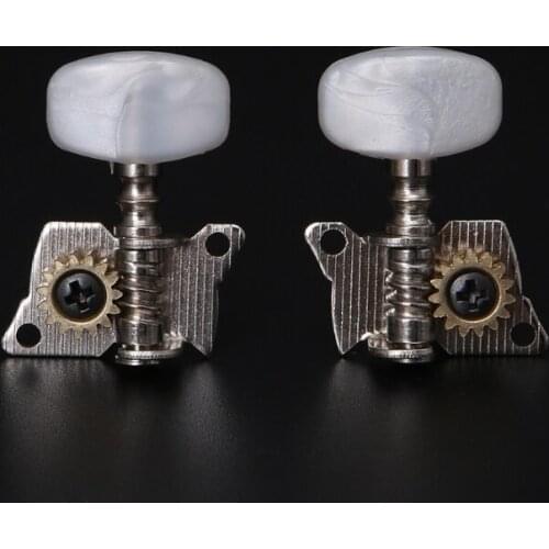 2R+2L Guitar Ukulele Tuning Pegs Button Strings Tuning Tuners Heads Accessories