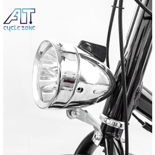 Cycle Zone 3 LED Bullet Vintage Bicycle Light Front MTB Cycling Waterproof Head Super Bright Safety Bike Accessories Light