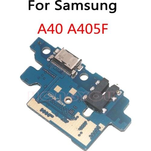 50PCS/Lot For Samsung A40 A405F SM-A405F USB Charging Dock Board Charge Plug Socket Jack Port Connector Flex Cable