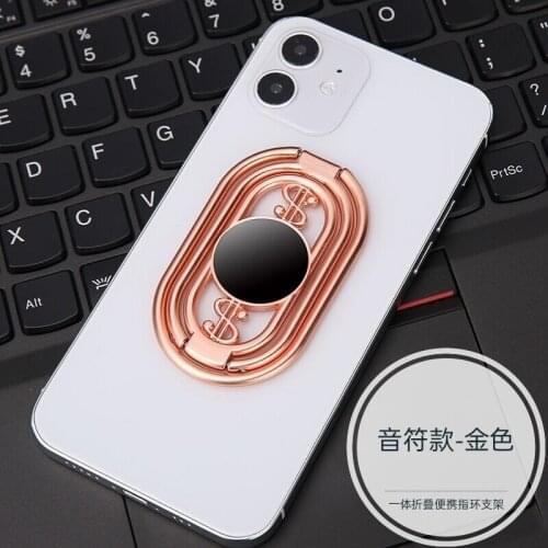 Mobile Phone double Ring Holder Smartphone Stand Phone Accessories Round Phone Stand Socket Magnet Holder for Car iPhone tiktok
