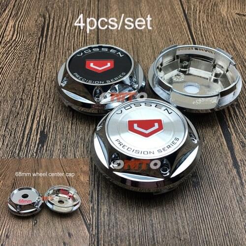 Car Styling 4pcs/set 68mm Vossen Emblem Accessorie Car Wheel Hub Center Covers Cap For Mitsubishi Citroen Chevrolet Fiat Vauxhal