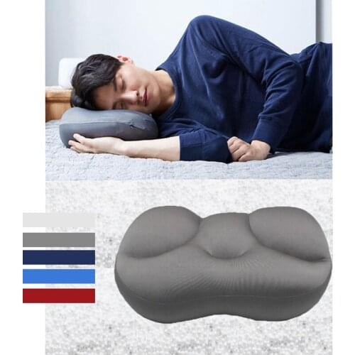 Ergonomic Design Creative Deep Sleep Addiction 3D Pillow Washable Polyester Pillowcase Cover Travel Pillows Neck Pain Relief