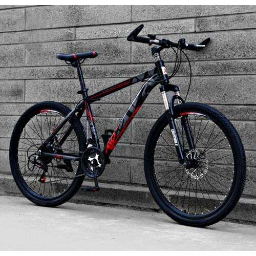 Aluminum Alloy Mountain Bike 26 inch 21 Speed Off-road Double Disc Brakes Adult Models Bicycle Student