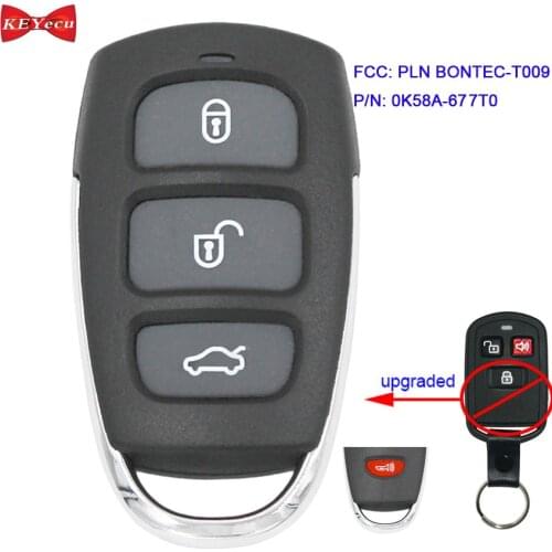 KEYECU for KIA Sorento Sedona 2003 2004 2005 Upgraded Remote Key Fob FCC ID: PLNBONTEC-T009 P/N: 0K58A-677T0