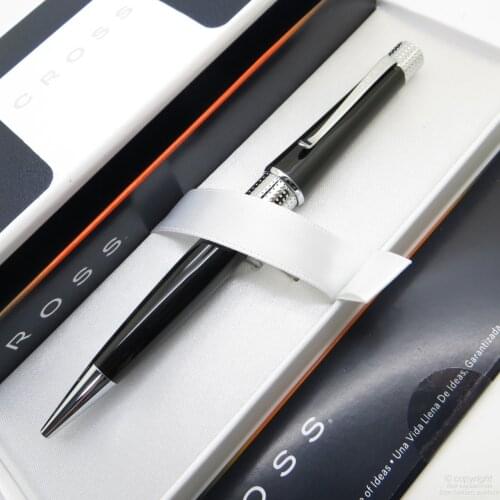 Cross AT0492S-4 Beverly Black Lacquer Ballpoint Pen | İsme Special Pen