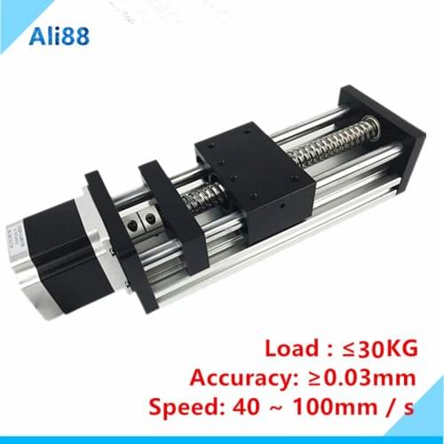 CNC Linear Guide Stage Rail Motion Slide Table SFU1605 Ball Screw Actuator Nema 23 Motor Module 3d Printer XYZ Robotic Arm Kit