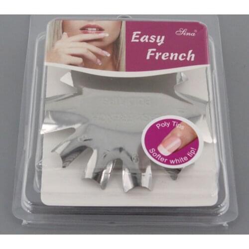Makartt Nail Tools Easy French Acrylic Nail Art Manicure Cuts Pink & White Nail Clipper For Home & Salon Use F0213