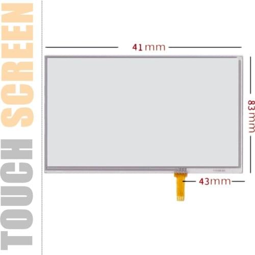 New 6''inch 4 wire Resistive Touch Screen 141mm*83mm for Onda VX590 VX590R VX590T TM060RDH02 GPS navigator digitizer panel