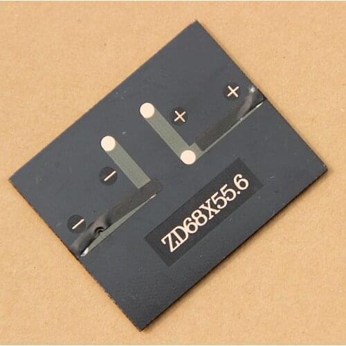 Wholesale 0.5W 5.5V 90MA Monocrystalline Solar Cell Solar Panel Module DIY Solar Charger 68x55.6MM 100pcs Free shipping