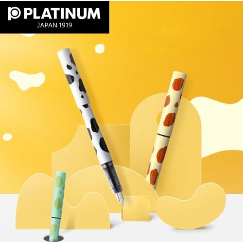 1Pc PLATINUM Limited Fountain Pen, Special Ink Sac for Beginners and Calligraphy Can Be Replaced with 0.38mm Ink Sac