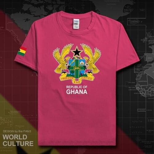 Republic of Ghana Ghanaian men t shirt fashion jerseys nation team 100% cotton t-shirts clothing tees country sporting GHA GH 20