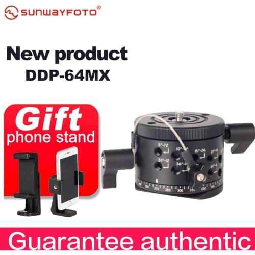 SUNWAYFOTO DDP-64MX Indexing Head For Dslr 360 Panoramic Tripod Head Professional Aluminum Panoramic Tripod Head Indexing Head