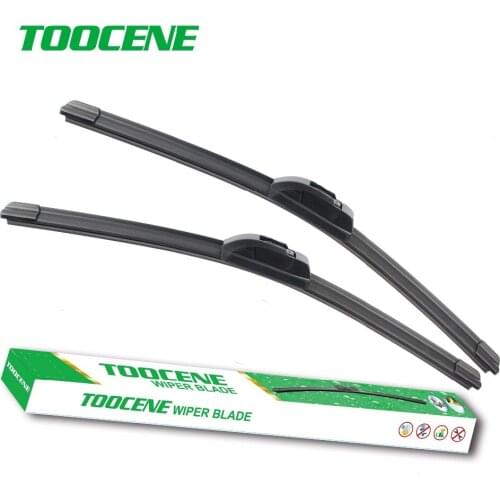 Toocene Windshield Wiper Blades for Citroen C8 2006- 2015 pair 26+26 auto front window windscreen Car Accessories