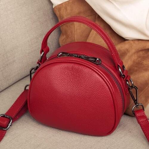 Female Top-Handbag Party Tote Purse Genuine Leather Bag Fashion Crossbody Bags for Women Small Ladies Shoulder Bag Luxury