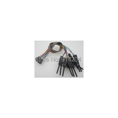 MICROFLYING 10PCS test hook clip. Logic analyzer test folder For USB Saleae 24M 8CH