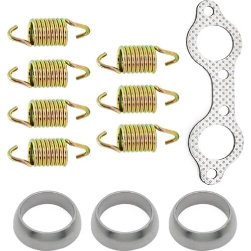 11PCS Exhaust Pipe Donut Gasket Fit For Polaris Ranger XP 800 4x4 EFI 2010-2012 5243518 7041789 7041804