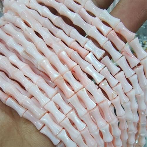 40PCS Natural Mother Of Pearl Shell Beads Blue Colors Size 4x9MM For Women Bracelets Baking Jewelry Fndings Top Fashions Jewel