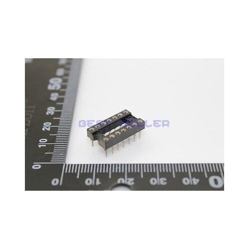 40pcs 14 Pin DIP SIP Round IC Sockets Adaptor Solder Type