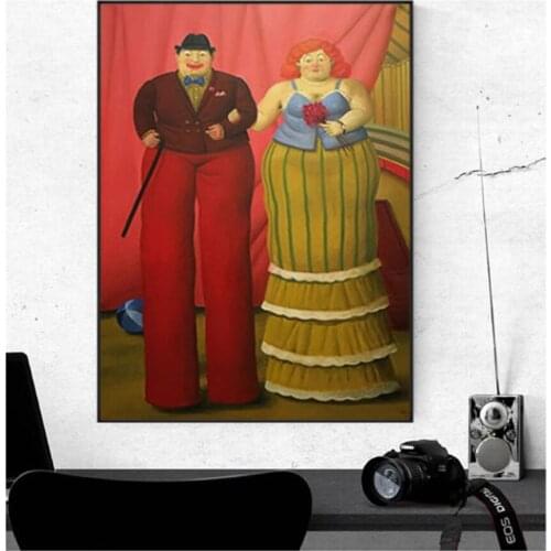 DIY Diamond Painting Wall Art Cross Stitch Famous Fernando Botero Stilt Clown Picture 5D Embroidery Mosaic Handmade Home Decor