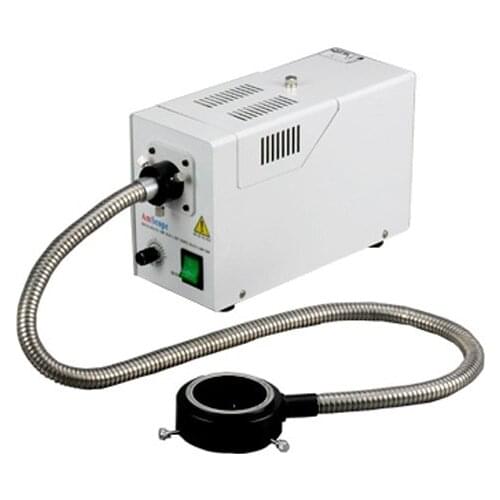 AmScope 150W Fiber Optic Microscope Ring Illuminator 220V Version HL250-AR-220V