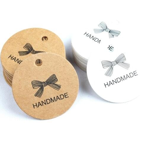 Kraft handmade tags Hang tags Wedding hang tags Gift tags