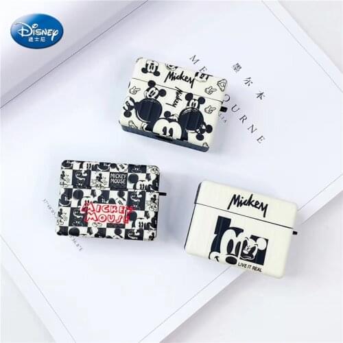 Disney Retro Mickey Mouse Case For Apple AirPods pro 3 case Wireless Bluetooth case for airpod 1 2 soft IMD Charging box